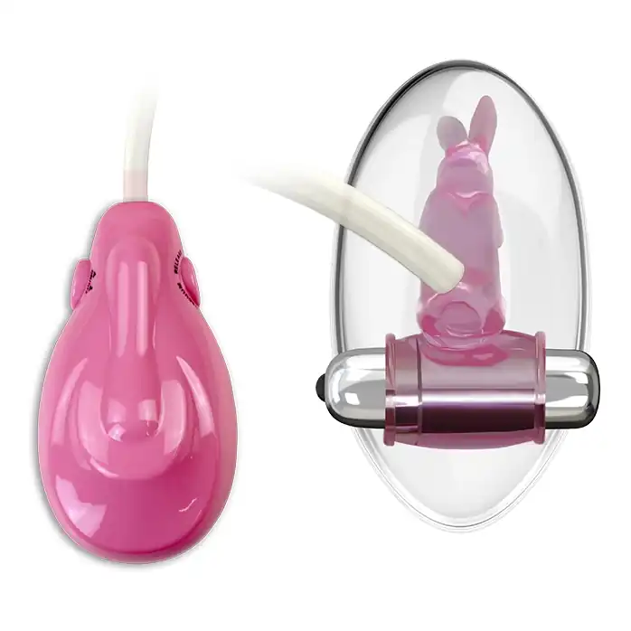 Автоматическая помпа для клитора и половых губ с вибрацией Clitoral Pump. Фотография 2.
