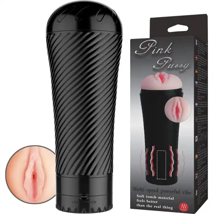 Мастурбатор-вагина с многоуровневой вибрацией Pink Pussy. Фотография 2.