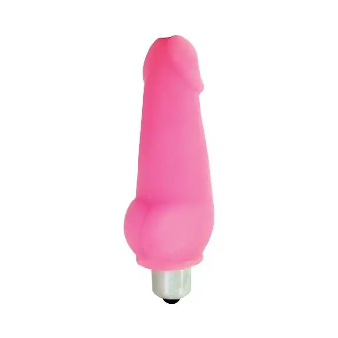 Розовый мини-вибратор Vibrator Mini - 9,5 см - EROWOMAN-EROMAN