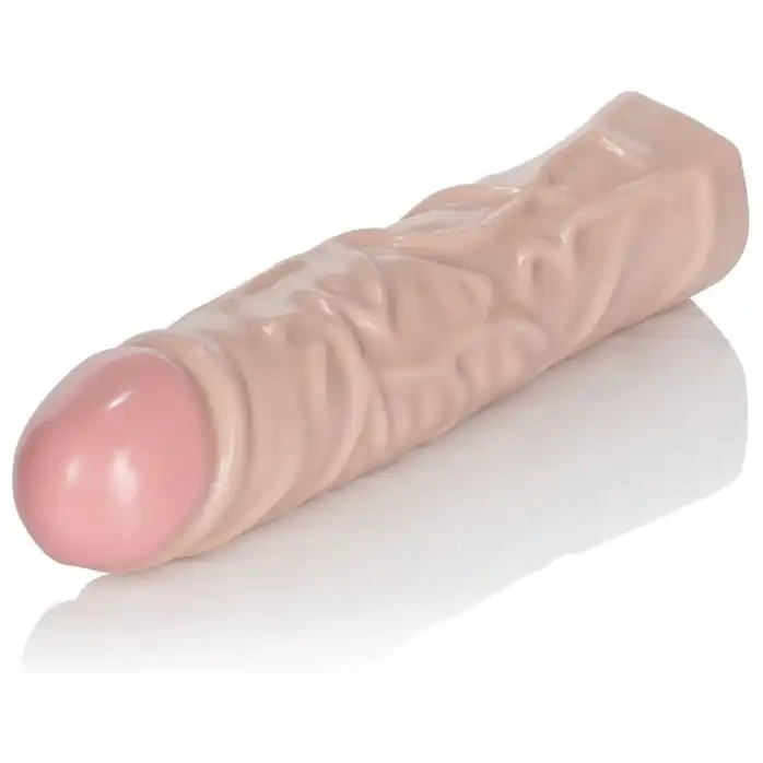 Телесный фаллоимитатор с рельефом Veined Dongs - 21 см - IvoryDuo. Фотография 4.