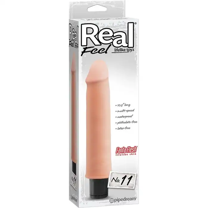 Реалистичный вибромассажер Real Feel Lifelike Toyz №11 - 26 см - Real Feel. Фотография 2.