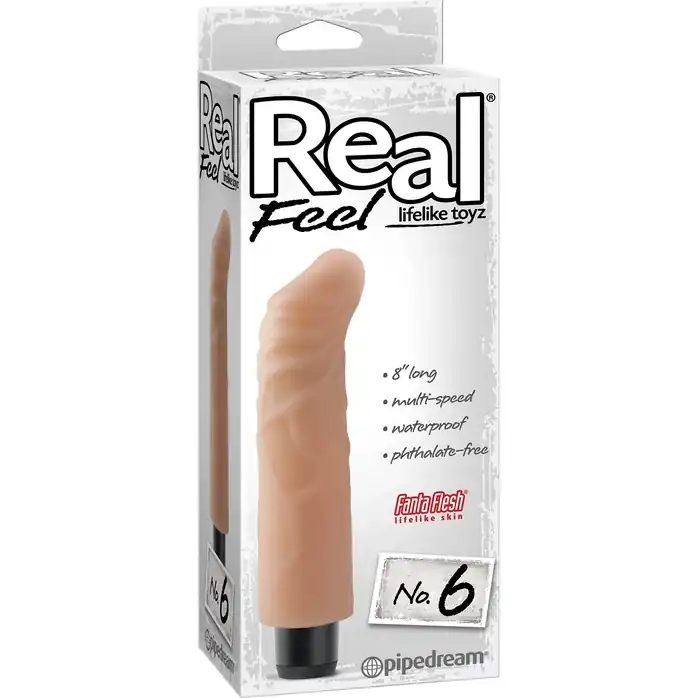 Реалистичный вибромассажер Real Feel Lifelike Toyz №6 - 19,7 см - Real Feel. Фотография 2.