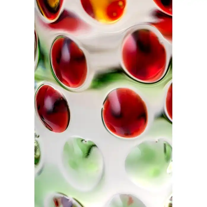 Двусторонний стеклянный фаллос с головкой-конусом - 17,5 см - Sexus Glass. Фотография 5.