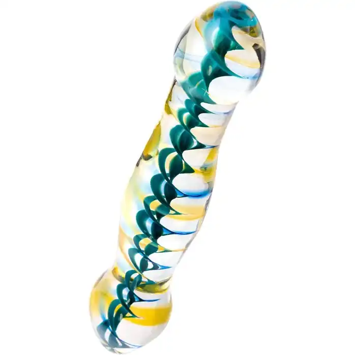 Стеклянный двухсторонний стимулятор - 17,5 см - Sexus Glass. Фотография 2.