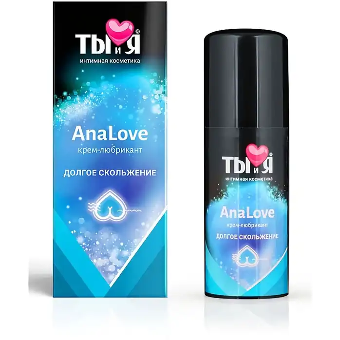 Анальный водно-силиконовый лубрикант AnaLove - 50 гр - Серия  Ты и Я