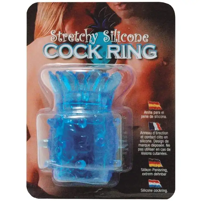 Насадка на пенис в виде распускающегося цветка SILICON TICKLER COCK RING. Фотография 3.