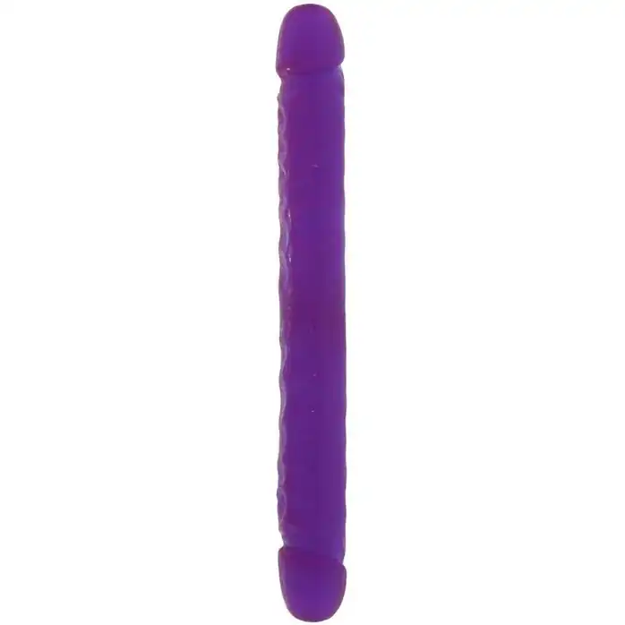 Двойной фиолетовый фаллоимитатор DOUBLE DONG LAVENDER - 30 см