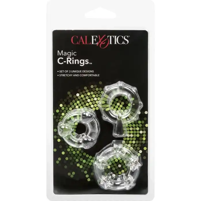 3 прозрачных эрекционных колечка MAGIC C-RINGS - Rings!. Фотография 9.