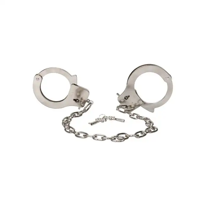 Металлические наручники с 2 ключами Chrome Hand Cuffs