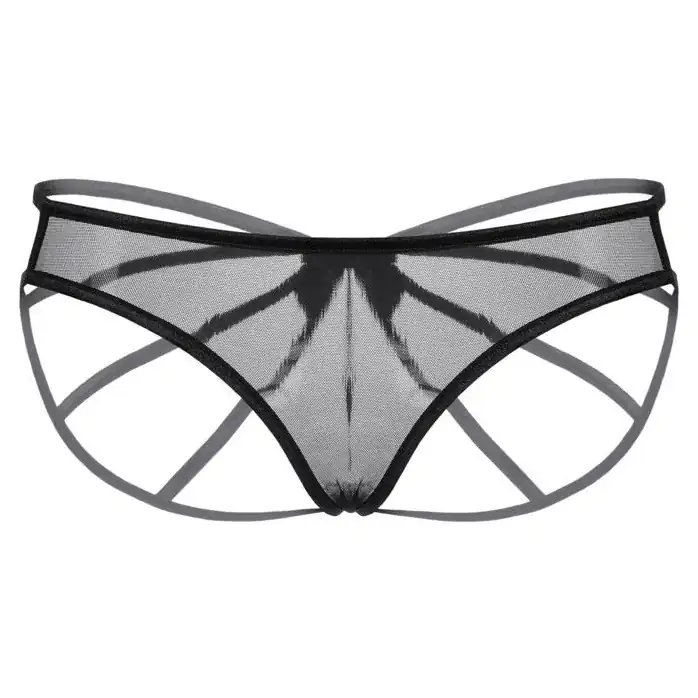 Черные трусики с бантиком на попке - Pants Thongs. Фотография 3.