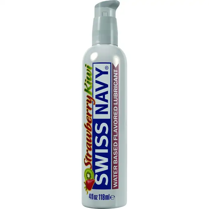 Лубрикант Swiss Navy Strawberry Kiwi Lube с ароматом клубники и киви - 118 мл - Flavor Lubes