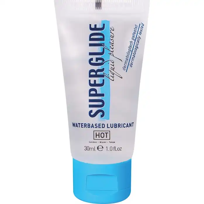 Гель-смазка на водной основе для чувствительной кожи Superglide - 30 мл