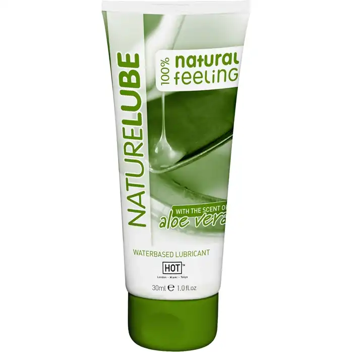 Смазка на водной основе с алоэ вера Nature Lube - 30 мл