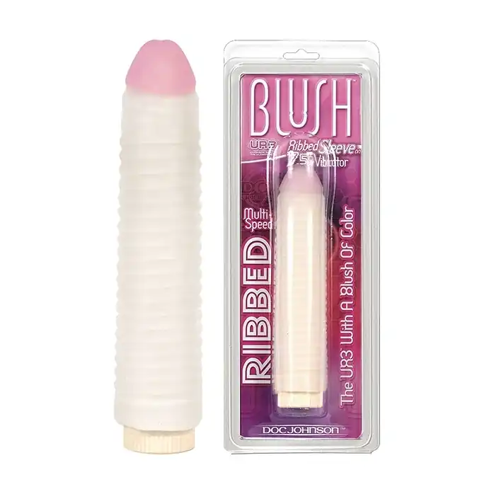 Рельефный мультискоростной массажёр BLUSH из UR3 - Blush