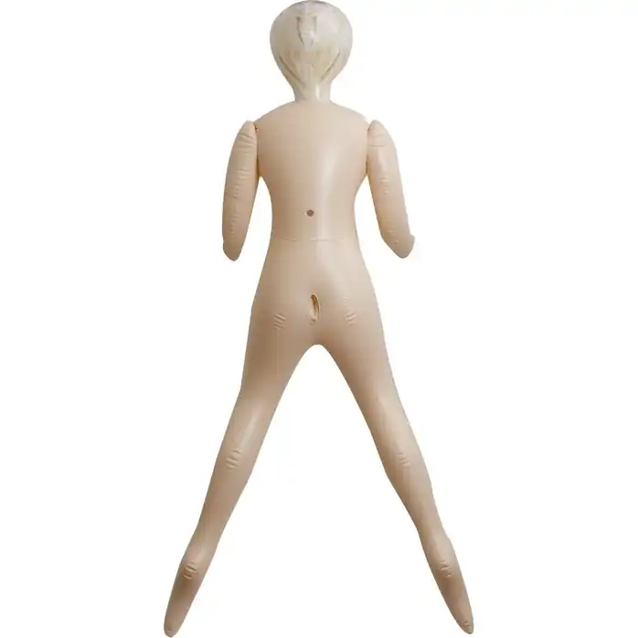 Надувная секс-кукла Vivid Superstar Janine 3-Hole Doll with Realistic Face - Vivid Toys. Фотография 4.