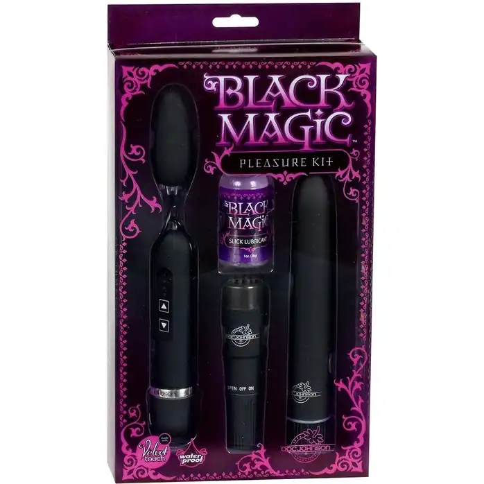Черный вибронабор Black Magic Pleasure Kit - Black Magic. Фотография 2.