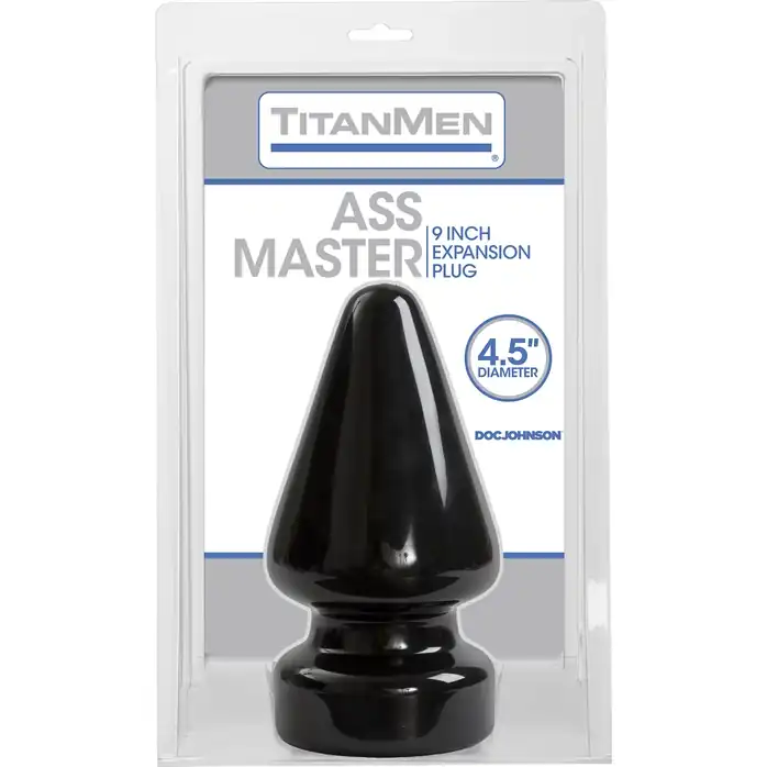Огромный плуг Titanmen Tools Butt Plug 4.5 Diameter Ass Master - 23,1 см - TitanMen. Фотография 2.