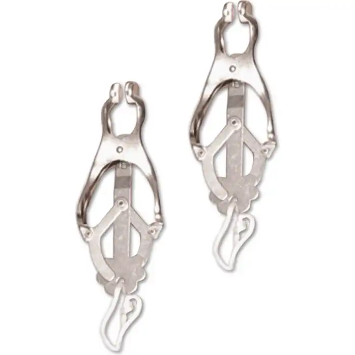 Клипсы на грудь Japanese Clover Clamps - Fetish Fantasy Series. Фотография 2.