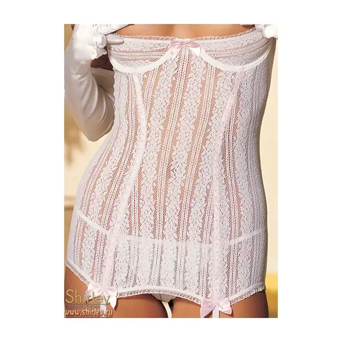 Кружевная сорочка с открытой грудью - HOT Lingerie. Фотография 4.