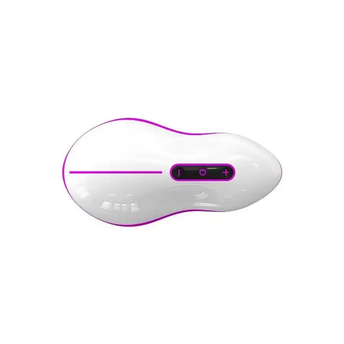 Бело-розовый вибростимулятор Mouse. Фотография 2.