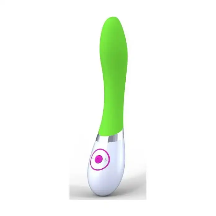 Зеленый вибратор Rabbit для стимуляции G-spot