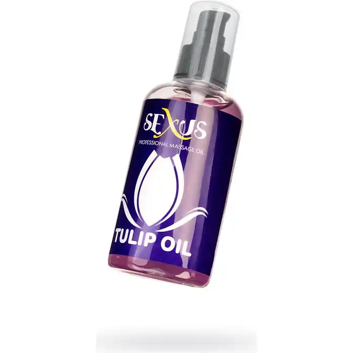 Массажное масло с ароматом тюльпанов Tulip Oil - 200 мл - Sexus Lubricant. Фотография 3.