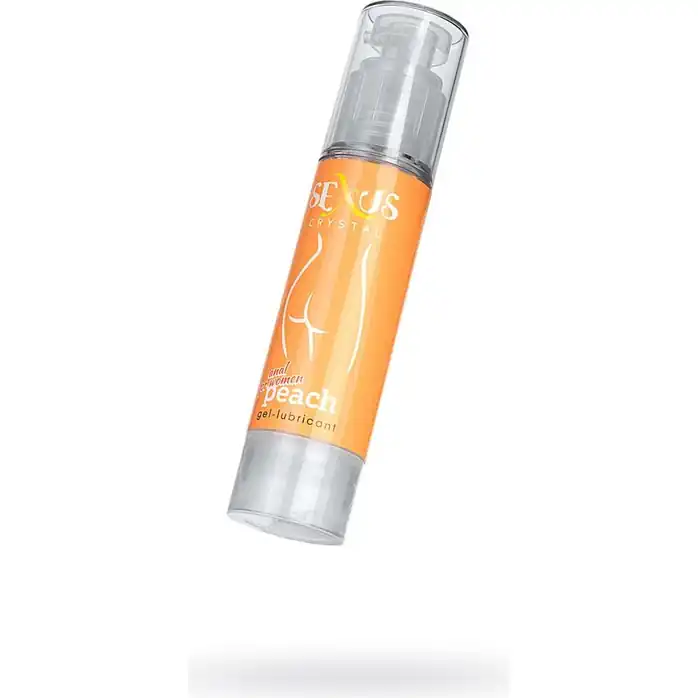 Анальная гель-смазка для женщин с ароматом персика Crystal Peach Anal - 60 мл - Sexus Lubricant. Фотография 4.