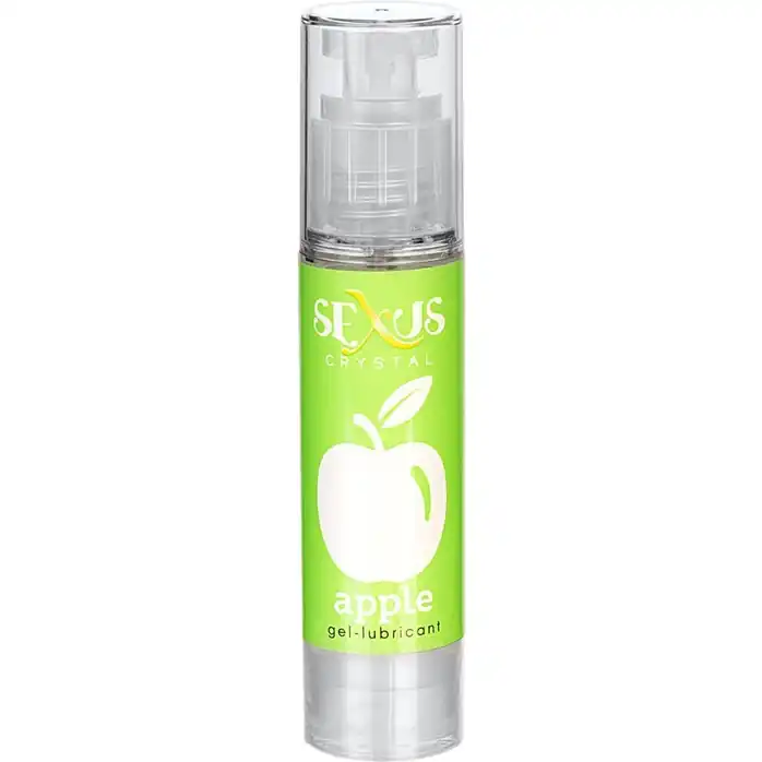 Увлажняющий лубрикант с ароматом яблока Crystal Apple - 60 мл - Sexus Lubricant