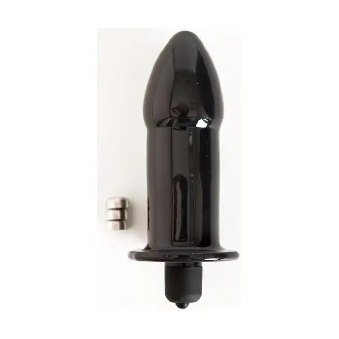 Чёрная водонепроницаемая вибровтулка - 10,5 см - Black Red