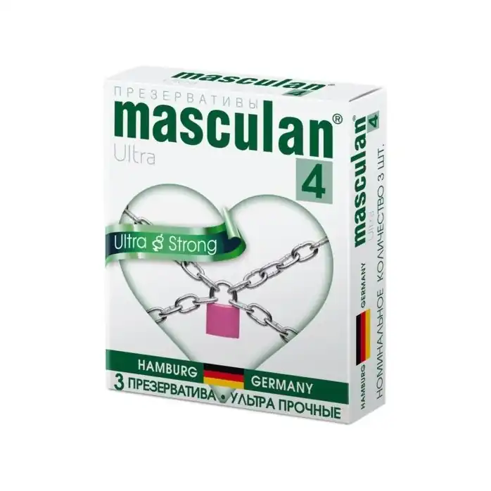 Ультрапрочные презервативы Masculan Ultra 4 Strong - 3 шт