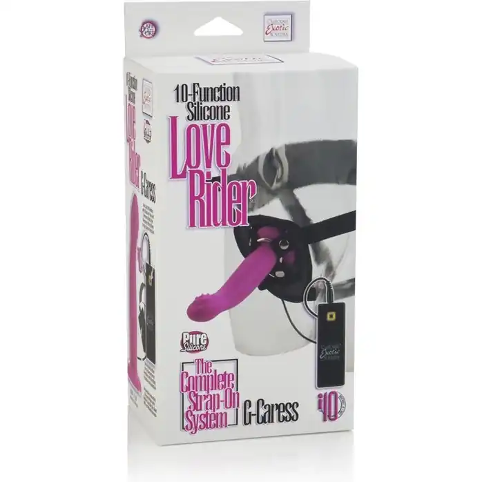 Женский страпон 10-Function Silicone Love Rider G-Caress - 16 см - Love Rider. Фотография 2.