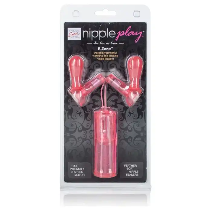 Помпы для груди с вибрацией Nipple Play E-Zone - Nipple Play. Фотография 4.