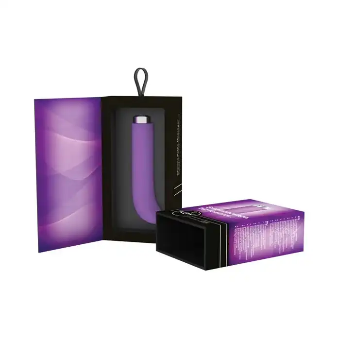 Сиреневый вибратор с изогнутой головкой Charms Curve Lavender - Key. Фотография 4.