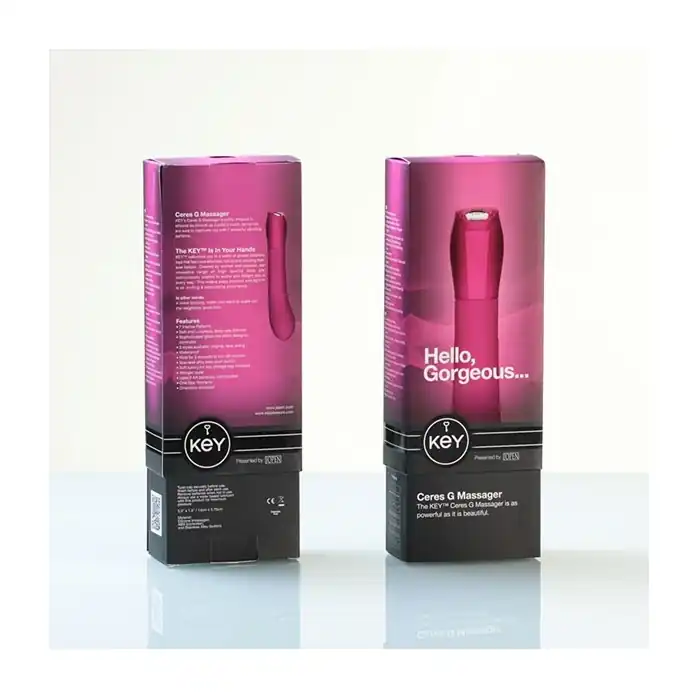 Розовый вибромассажер Ceres G Spot - Key. Фотография 3.
