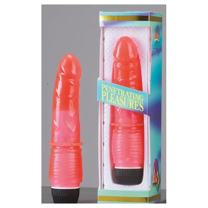 Розовый вибромассажер LELLY - 20 см - Penetrating Pleasures