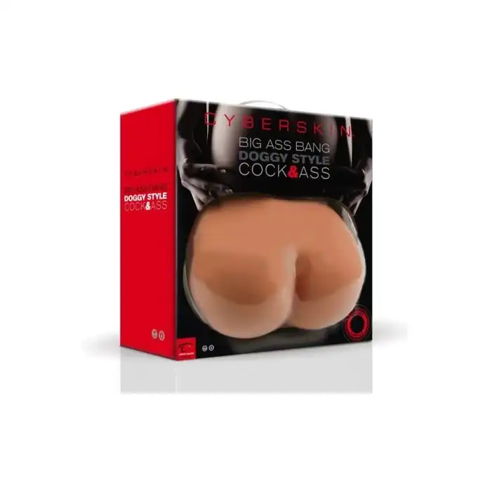Вагина с вибрацией и функцией нагрева CyberSkin Virtual Sex Ultra Big Ass Bang Doggy Style Pussy Ass Light - CyberSkin. Фотография 4.