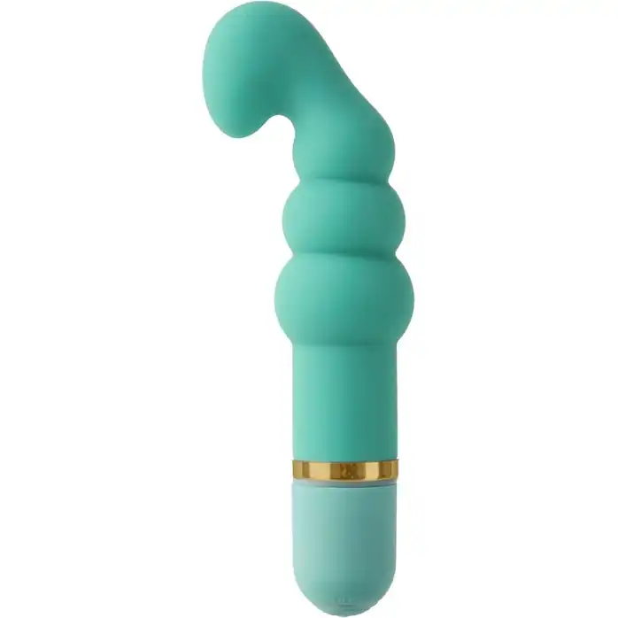 Зеленый G-Spot вибромассажер Pleasurepillar - 14 см - WonderLand