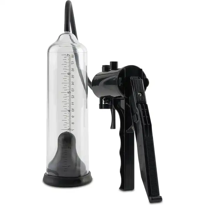 Мужская вакуумная помпа с удобным рычагом Thick Dick Power Pump - Pump Worx