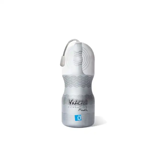 Мастурбатор-ротик с вибрацией Vulcan Love Skin Masturbator Ripe Mouth Vibe - Vulcan