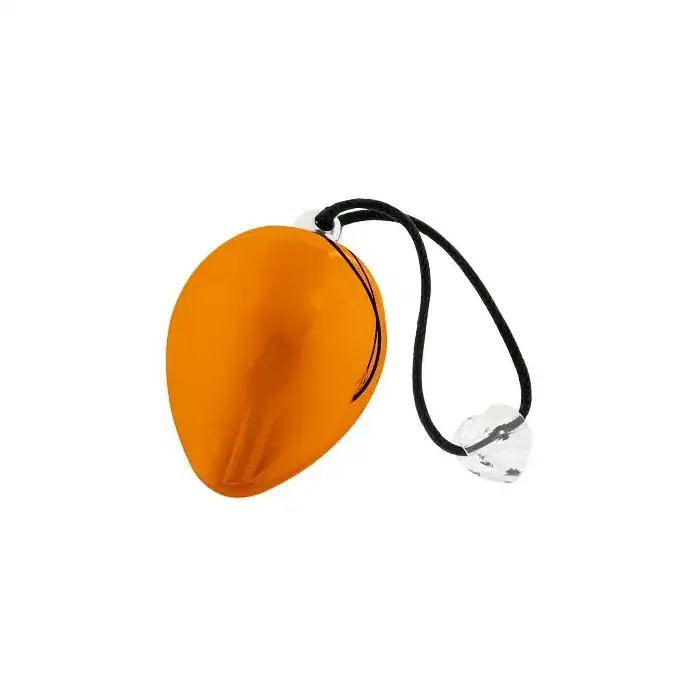 Оранжевое виброяичко с кристаллом Swarovski EggXitting, 3.8 см