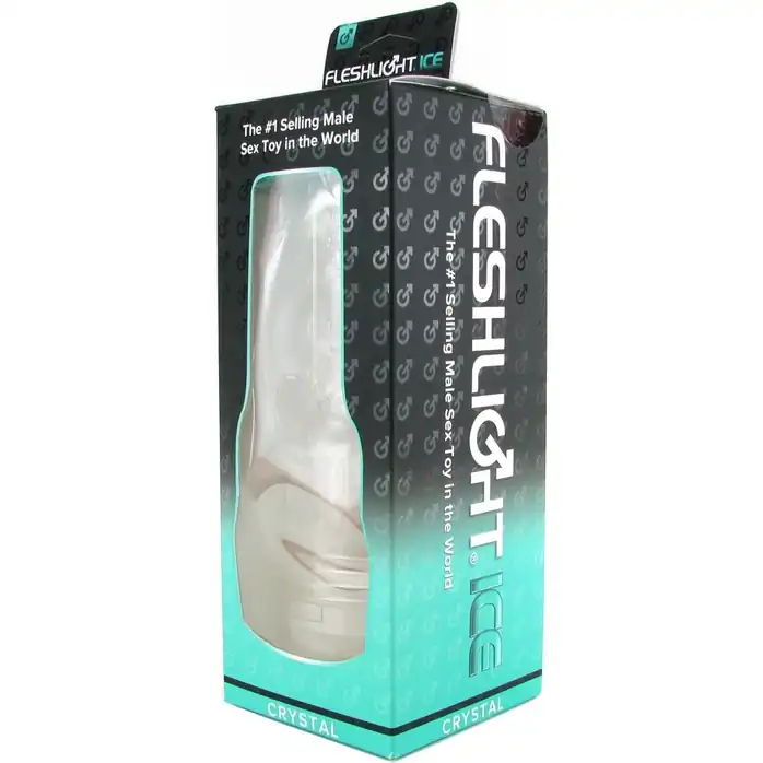 Прозрачный мастурбатор-вагина Fleshlight - Ice Lady Crystal. Фотография 5.