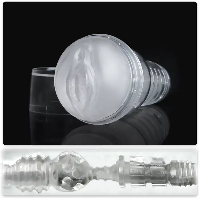 Прозрачный мастурбатор-вагина Fleshlight - Ice Lady Crystal