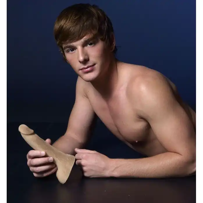 Реалистичный фаллоимитатор Fleshjack Boys - Brent Corrigan - 22 см. Фотография 3.