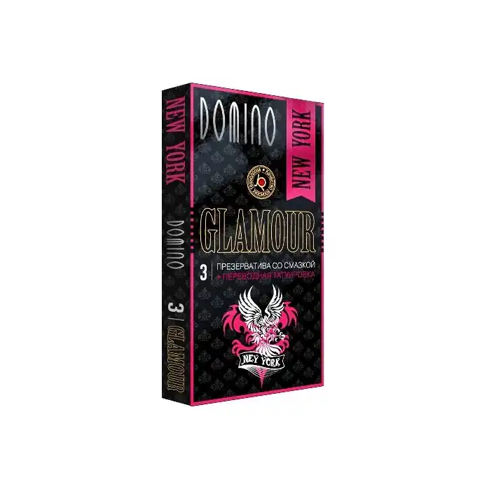 Презервативы DOMINO Glamour New York - 3 шт - Glamour №3