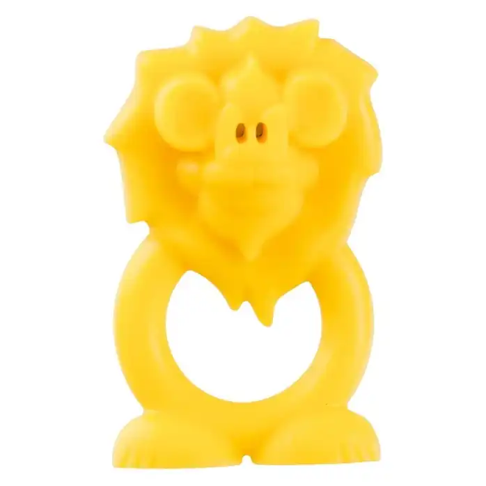 Жёлтая вибронасадка на пенис Beasty Toys Looney Lion - S-line