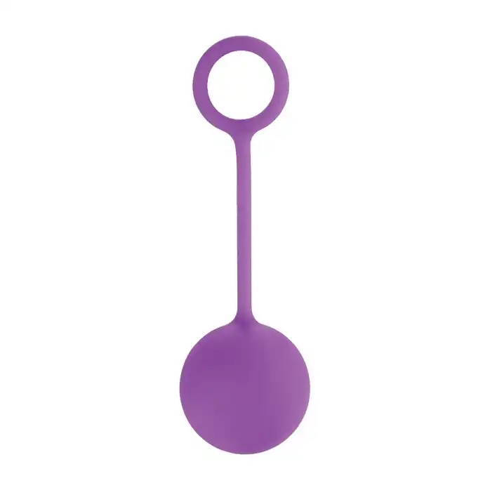 Фиолетовый вагинальный шарик Geisha Super Ball Deluxe - Shots Toys