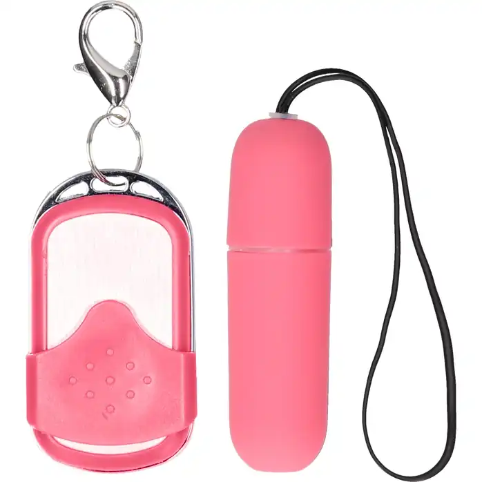 Розовая вибропуля Remote Vibrating Bullet - Shots Toys