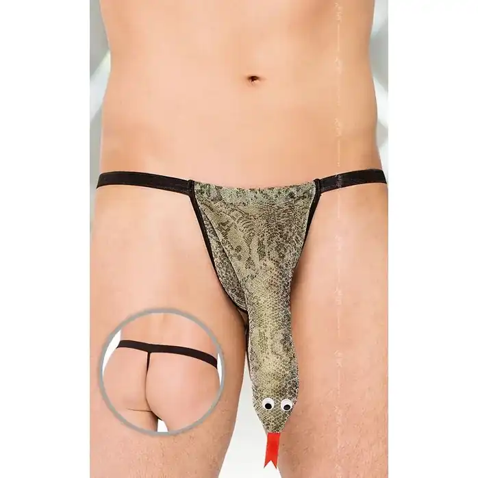 Трусики-стринг со змеёй - Men s collection