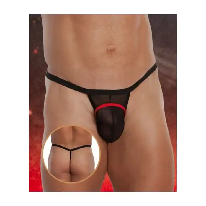 Мужские трусы-стринг с каймой - Men s collection