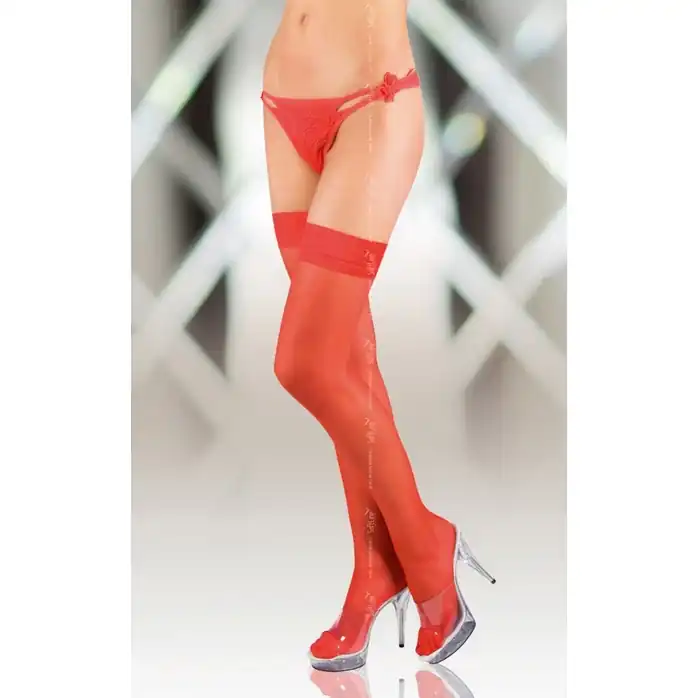 Чулочки с резинкой без рисунка - Hosiery